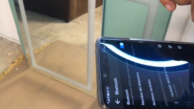 Espejo con luz led y Bluetooth Circular - Como funciona? -2020