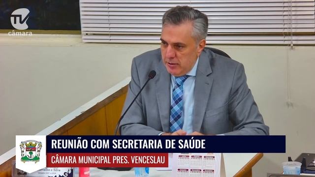 Reuniâo com Secretaria de Saúde