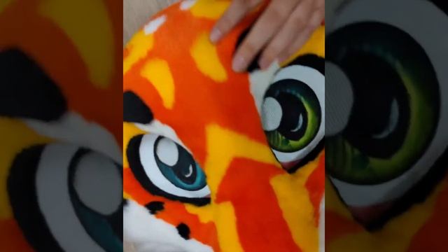 Tangerine leopard gecko fursuit [Work in progress]