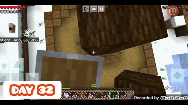 เอาชีวิตรอด 100 วันในหมู่บ้านคริสต์มาส  Minecraft EP 2