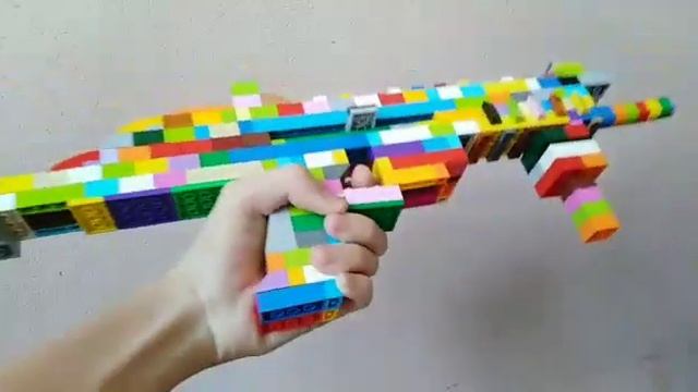 Lego Gun- LEGO Scar-L Gun.*No Technic Pieces*-#lego #gun #legoguns