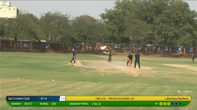 AYURVEDA SPORTS FEST  : bhartiya panthers vs sai cricket club