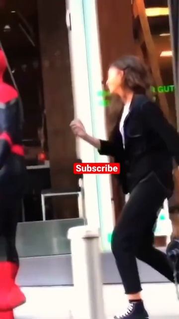 Tom Holland and zendaya are dancing before film Spider-man