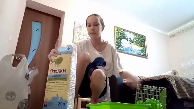 Уборка в клетке у  Милы🐹🧹🧽#хомяк