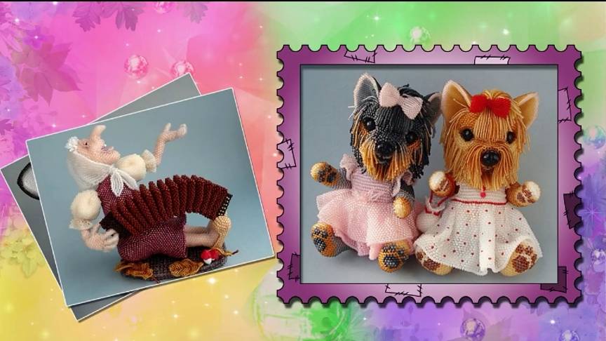 ИГРУШКИ ИЗ БИСЕРА.