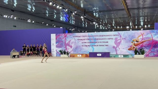 Во второй день чемпионата Южного федерального округа воспитанница Академии Анна Вакуленко