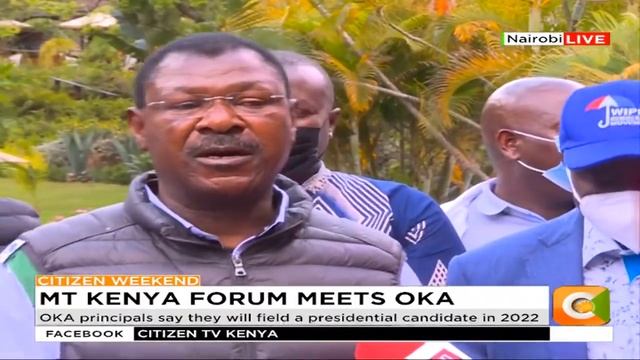 Leaders under Mt Kenya unity forum host OKA principals in Thika
