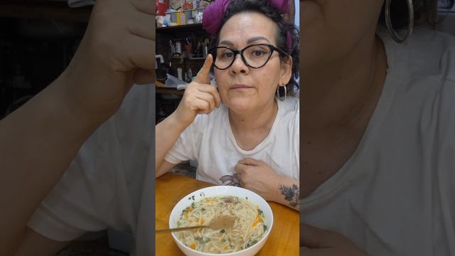 Мукбанг с лапшой!