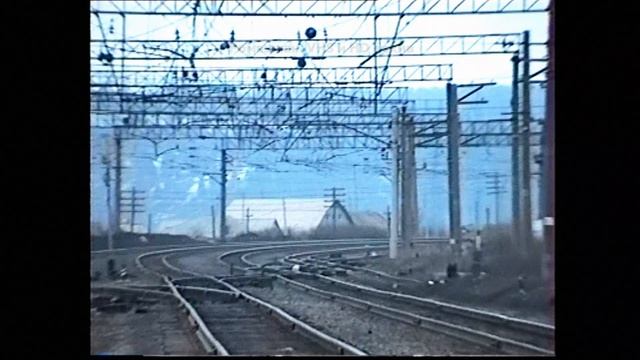 Село Большой Чирклей 1998. Станция Никулино  перрон | Весна 1998