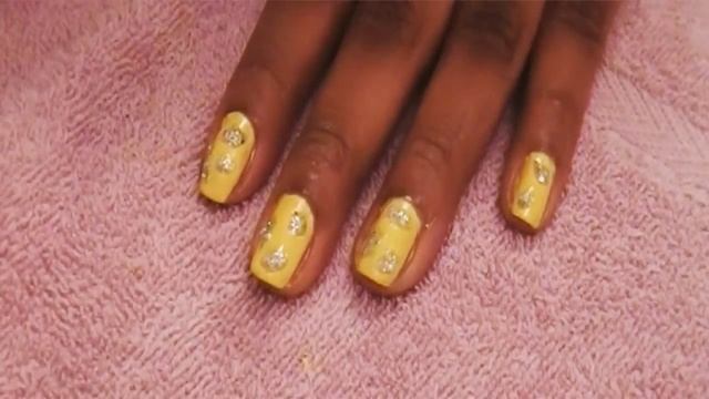 Glittery Leopard Nail Design (Candylicious Nails)