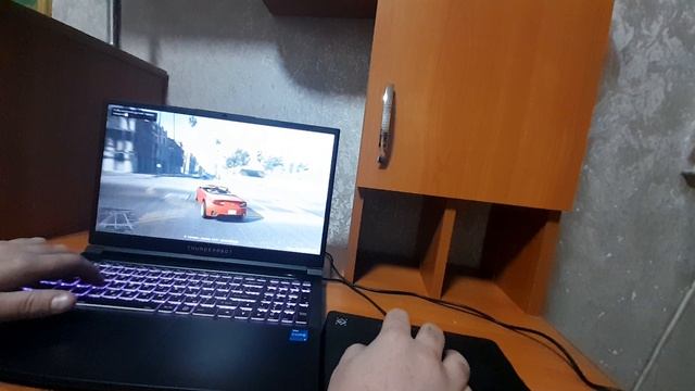 Как я Играю  ГТА 5/ На новом Ноутбуке 65К Thunderobot 911S Core D  Intel Core i5-12450