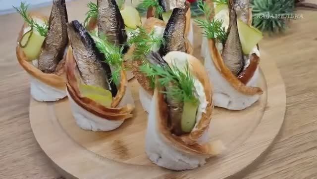 Вкуснейшая закуска с консервами по-особому!!!!🔥 🔥 🔥 🔥