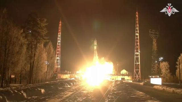 ‼️🇷🇺Кадры пуска ракеты-носителя «Союз-2.1в» с космодрома Плесецк😎СЛАВА РОССИИ🤍💙❤️🇷🇺🇷🇺🇷🇺