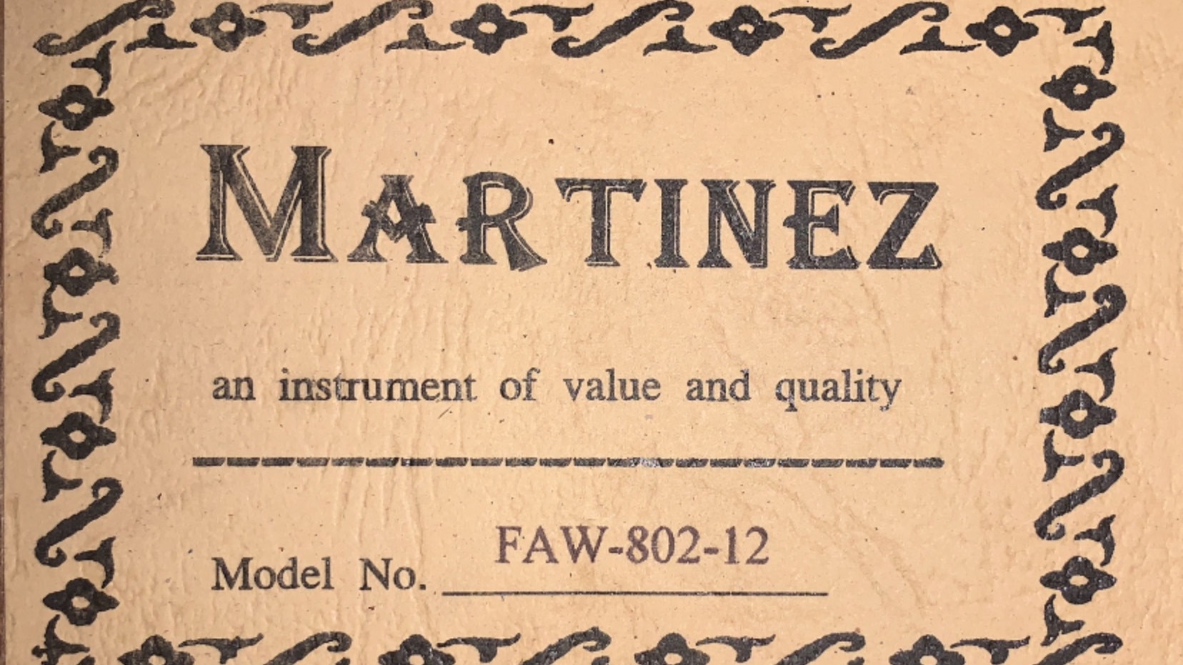 Гитара Martinez FAW-802-12 12 струнная - Очарована, околдована