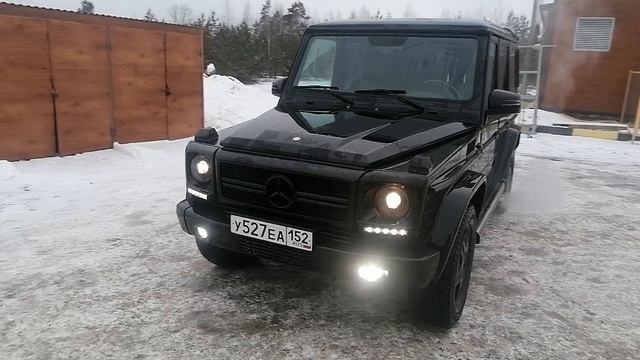Гелендваген после мойки февраль 2025