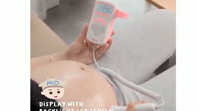 LUNANOV (Upgraded 3.0MHz) Pregnant Women Fetal Doppler Heart Rate Detector Monitor
