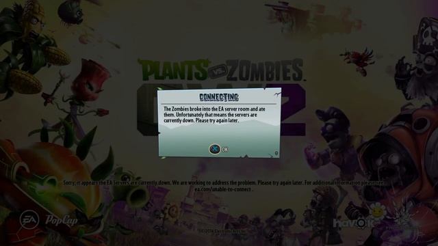 ea did a whoopsie and pvz gw2 is down