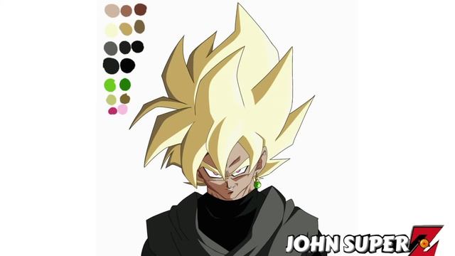 COLOREANDO A BLACK GOKU EN IBIS PAINT X