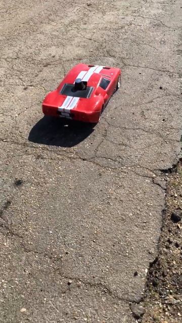 large scale GT40 warming up