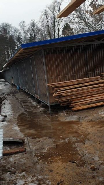 Реконструкция вольеров для собак в приюте Сириус. Стоимость одного ~ 31,5 тыс. грн (800 $)