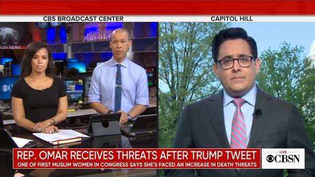 Rep. Ilhan Omar gets death threats after Trump tweet
