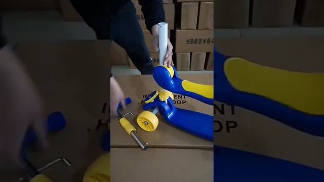 Детский складной музыкальный самокат