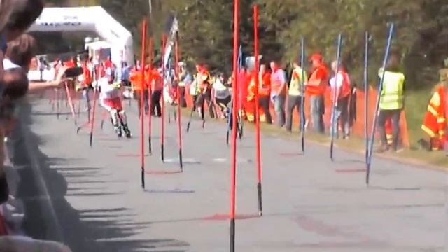 World Championship inline alpine parallel slalom 2014 - Pavlína Procházková x Maren Motz