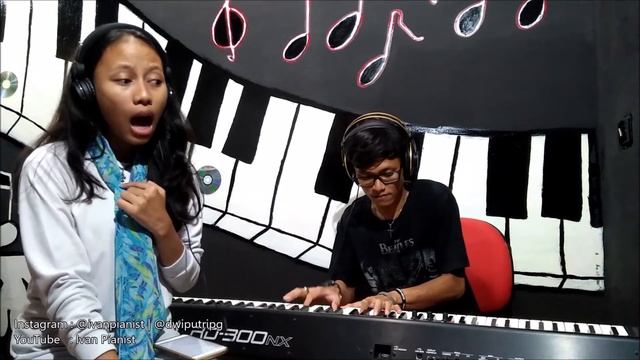 Terlalu Lama Sendiri - Kunto Aji | Reinterpretation by Ivan Pianist & Dwi Putri | #ivanpianistcover