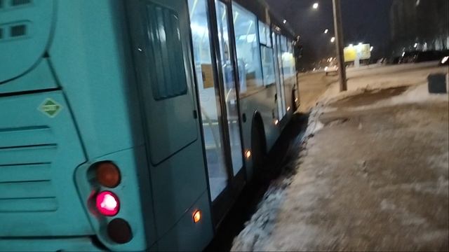 7 февраля 2025 г. Автобус 386 маршрут Волгабас 5270.G4 6415 Улица Анисимова Дом 4