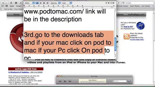 Transfer Music From Ipod/Iphone To Mac Or Pc