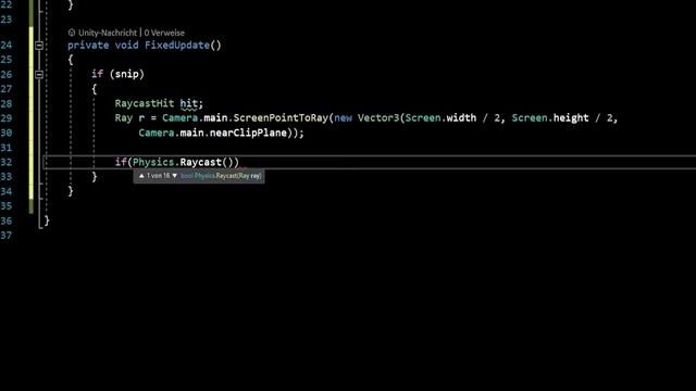 Unity Tutorial Deutsch Snipping für Bausystem