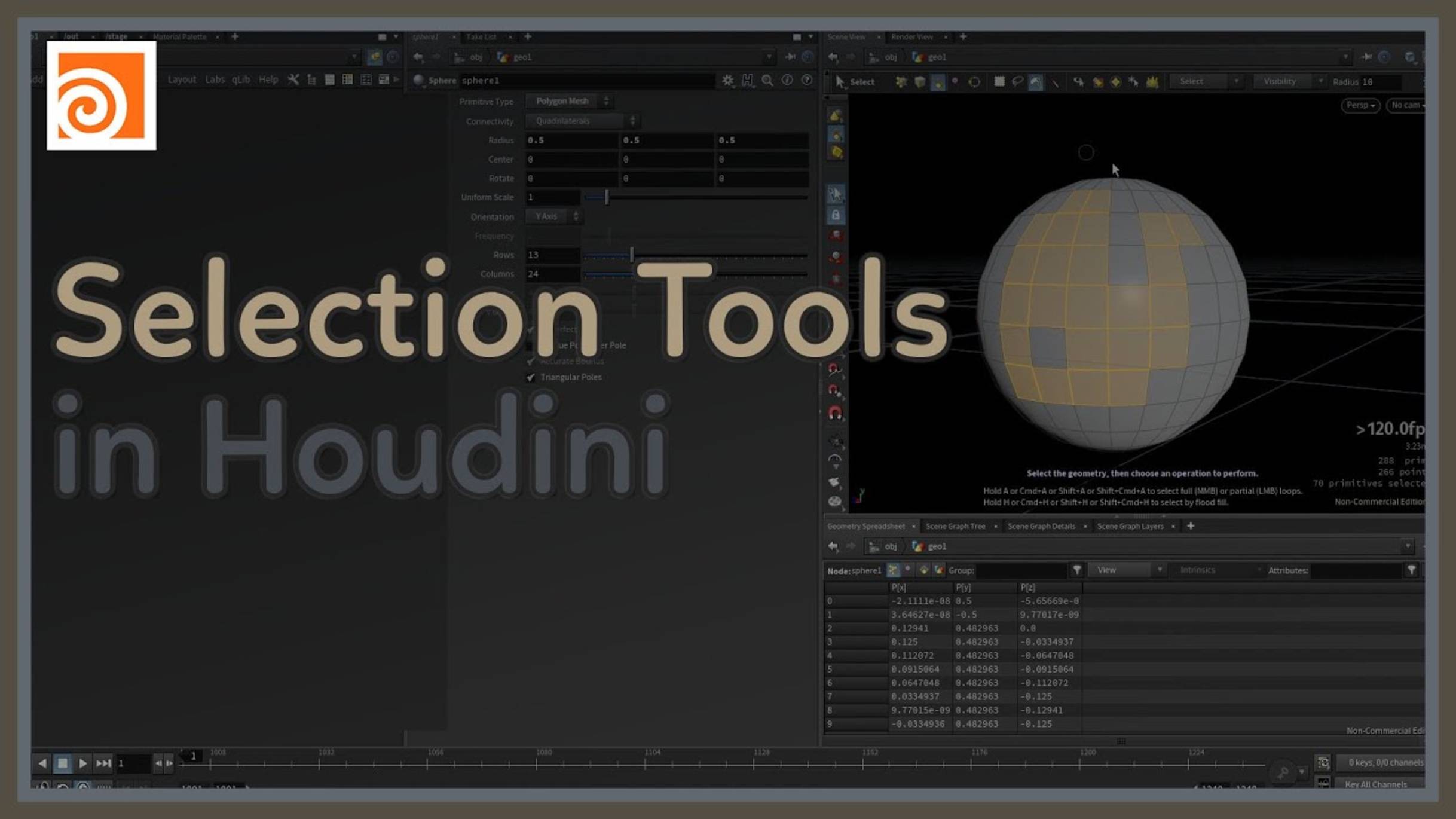 80 Selection Tools in Houdini