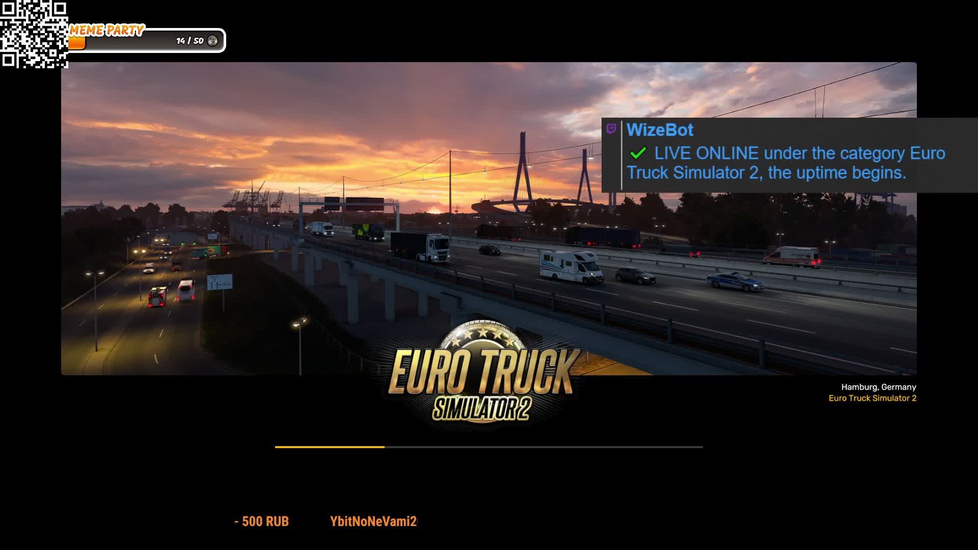 Euro Truck Simulator 2 покатушки в сети)