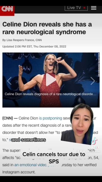 Celine cancels future tour due to rare condition. What is stiff person syndrome, doctor explains.