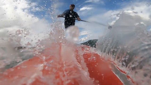 SUP downwind - the Manukau cross-step