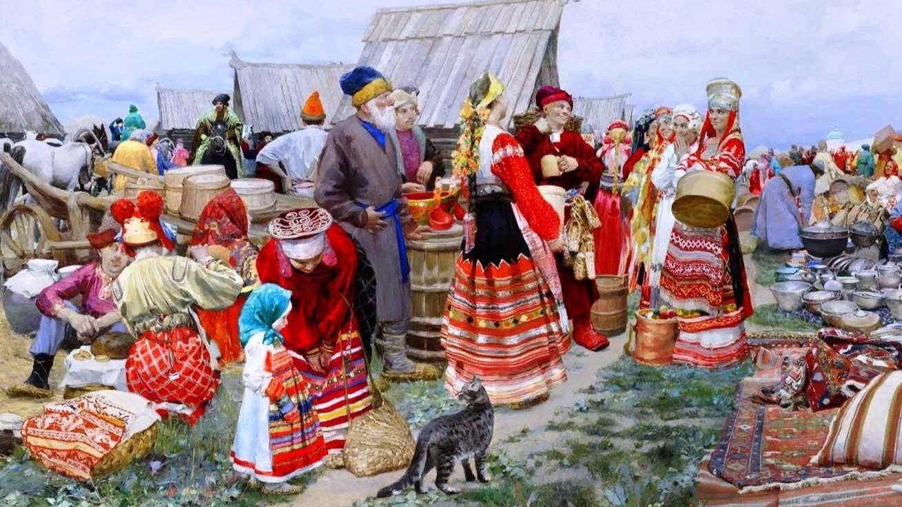 НА ЯРМАРКУ В МОРОЗ
