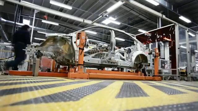 Завод Volkswagen в Мексике г. Пуэбла производство (автор YouTube: volkswagensantaclara).