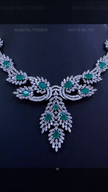 Stunning CZ/AD Necklace - Wholesale Jewelry for Export
