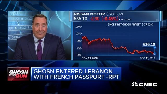 Interpol issues warrant for ousted Nissan Chairman Carlos Ghosn for fleeing Japan