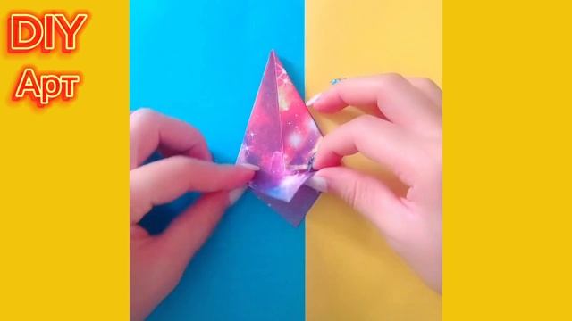 Вот как сделать волчок из бумаги своими руками.DIY Арт