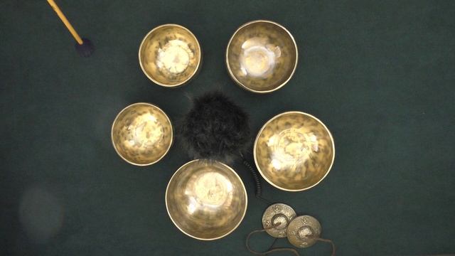 Акустический сет кованых чаш Full Moon Nepal #25-05
