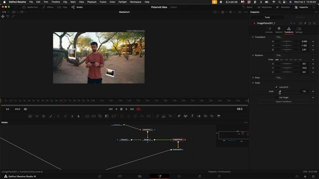 The Most Satisfying Floating Polaroid Effect Ever in Davinci Resolve