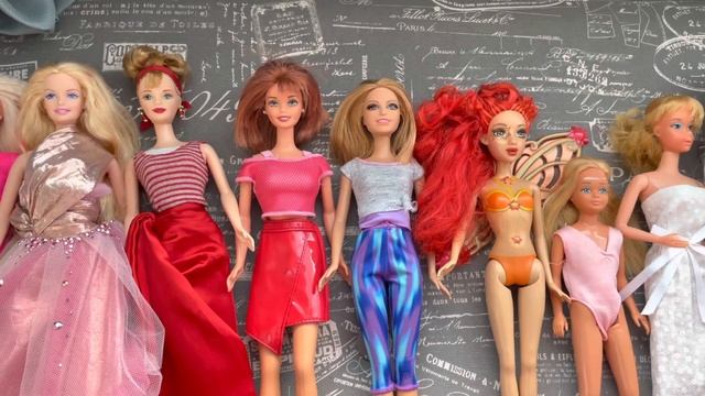 Thrifted dolls update after the clean-up Barbie Disney Vintage