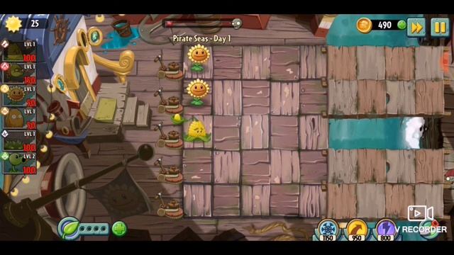 Играю в Растения против Зомби 2