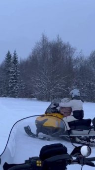 Прогулки на снегоходе
