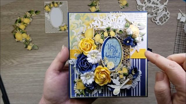 Lemons and Tea - Folio/Mini Album For Reneabouquets DT