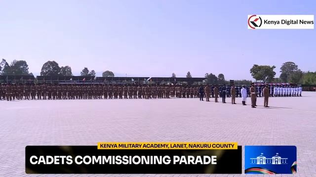 LIVE!! President Ruto Presides over Cadets Commissioning Parade in Lanet, Nakuru County!!