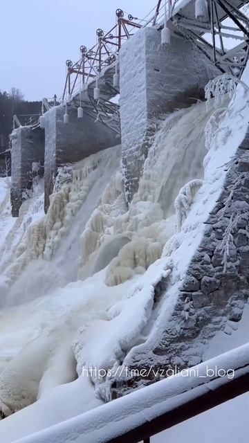 ГЭС «Пороги», Челябинская область🌊❄️https://t.me/vzgliani_blog #travel #nature #like #video #shorts