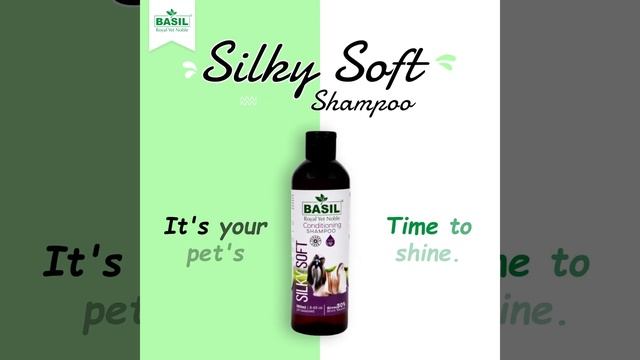 Basil Silky Soft Shampoo For Your Pet #petlover #pets #dogtreats