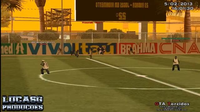 '' Pelada '' no estádio de LV GTA TORCIDAS [GT]